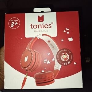 Tonies Red Headphones for Kids Brand New